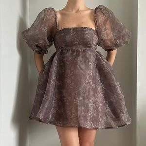 Vestique Whimsy Floral Babydoll Dress